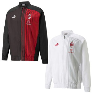 プーマ ACM PM ジャケット JR PUMA 【サッカー・フットサル】 ウェア ジュニア Jr キッズ ジャージ 上着 フルジップ トラックジャケット ACミラン(769327)【ゆうパケット発送になります※お届けま