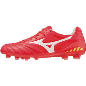 【アウトレット】ミズノ モナルシーダ NEO 2 エリート mizuno シューズ サッカースパイク メンズ ユニセックス 大人 天然芝 人工芝 土 MONARCIDA NEO II ELITE フェアリーコーラル×ホワイト (P1GA232064)