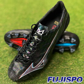 ミズノ アルファ JAPAN mizuno 【サッカー・フットサル】 シューズ サッカースパイク 大人 メンズ 天然芝 人工芝 土 α ジャパン ブラック×イグニッションレッド×ブルー (P1GA236001)