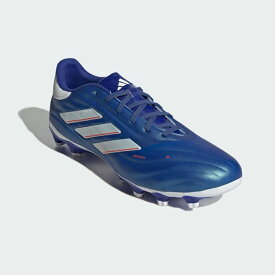 【特価】アディダス コパピュア 2.2 HG/AG adidas シューズ サッカースパイク スパイク 大人 メンズ 人工芝 土 ルシッドブルー×フットウェアホワイト×ソーラーレッド (IE7543)[2410fbf]