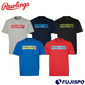 野球 ローリングス Rawlings ウェア Tシャツ ボックススタイルロゴ スポーツ カジュアル トレーニング (AST14S05)