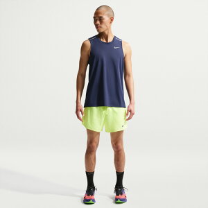 NIKE �i�C�L �����Y Dri-FIT �}�C���[ �����j���O �^���N�g�b�v �m�[�X���[�u IF2019 410�J���[ �~�b�h�i�C�g�l�C�r�[ �g���[�j���O �ʋC�� ���[����
