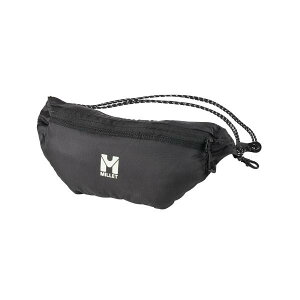 ミレー MILLET MIS0798 ミニ パッカブル ウエスト ポーチ カラーBLACK - NOIR(N0247) 登山 旅行 アウトドア サブバッグ 軽量コンパクト 2WAY【クロスカントリースキー店舗】