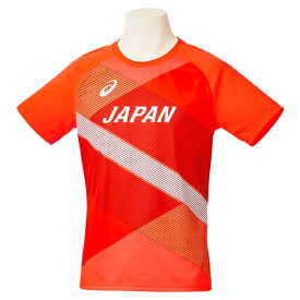 アシックス 陸上 日本代表 レプリカ Tシャツ 2091A328 600カラー メール便利用可 あす楽