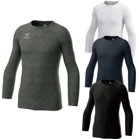 ヒュンメル hummel あったかインナーシャツ 保温 アンダーシャツ クルーネック 丸首 インナーシャツ HAP5160C メール便対応可