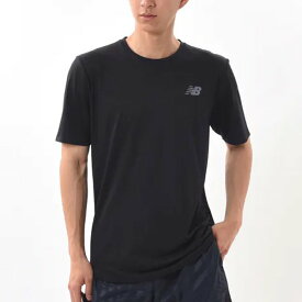 ニューバランス newbalance トレーニングウエア Q Speed ジャガードショートスリーブ Tシャツ AMT11278 BKカラー メール便利用可 あす楽