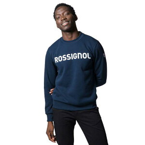 Vj[ ROSSIGNOL APPAREL LIFESTYLE MEN LOGO SWEAT SHIRT ROUND NECK DARK NAVY(715) RLKMS13 yNXJg[XL[X܁z