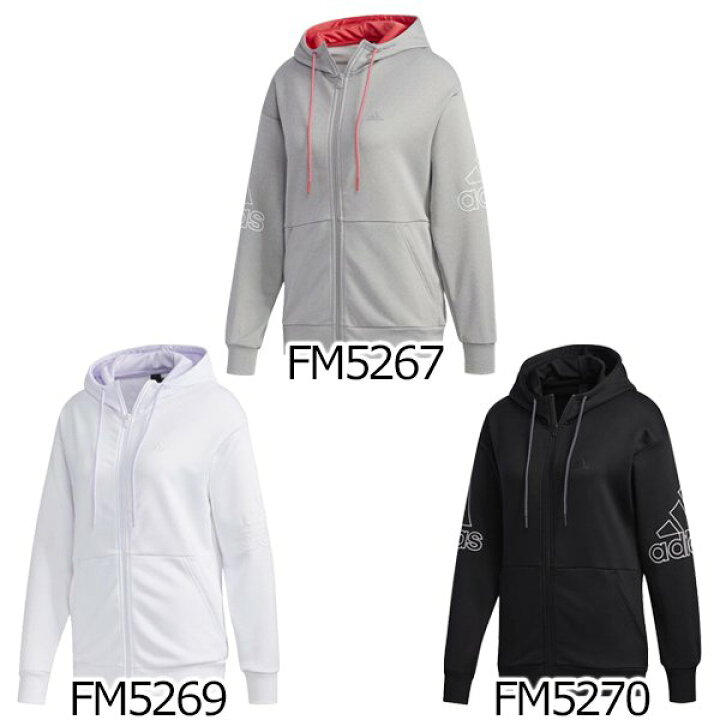 楽天市場 アディダス Adidas レディース ジップアップパーカー Mh ライトスウェットフルジップフーディ Gvf53 あす楽 富士スポーツ楽天市場店