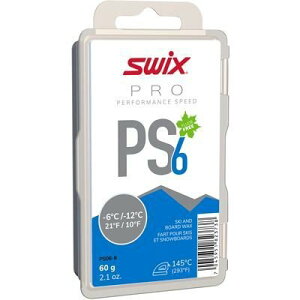 スウィックス SWIX ワックス WAX スキー スノーボード クロスカントリースキー フッ素フリー ベース プロパフォーマンススピード PS6 ブルー 60g PS06-6 【クロスカントリースキー店舗】