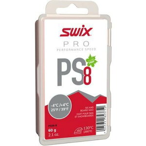 スウィックス SWIX ワックス WAX スキー スノーボード クロスカントリースキー フッ素フリー ベース プロパフォーマンススピード PS8 レッド 60g PS08-6 【クロスカントリースキー店舗】