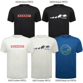 マムート MAMMUT アウトドア Tシャツ QD Logo Print T-Shirt AF Men 1017-02012 【クロスカントリースキー店舗】