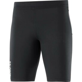 サロモン SALOMON LC1867800 CROSS SHORT TIGHT カラーDeepBlack RUNNING ランニング タイツ メンズ 【クロスカントリースキー店舗】