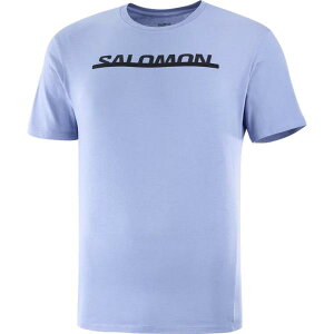 �T������ SALOMON LC2029700 ESSENTIAL LOGO SS TEE �J���[EnglishManor/DeepBlack OUTDOOR �R�b�g��100�� T�V���c �����Y �y�N���X�J���g���[�X�L�[�X�܁z