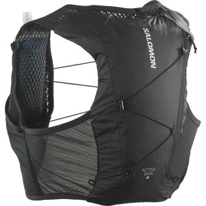 �T������ SALOMON LC2178200 ACTIVE SKIN 4 �J���[BLACK / METAL �\�t�g�t���X�N�t�� �����j���O�o�b�O �����j���O�x�X�g�}���\�� �g�������y�N���X�J���g���[�X�L�[�X�܁z