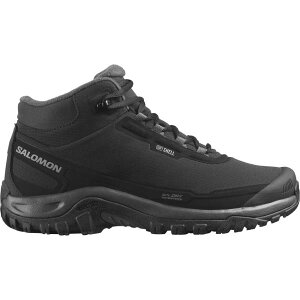 �T������ SALOMON L47854200 SHELTER WATERPROOF �J���[Black/Asphalt/Castlerock �E�H�[�^�[�v���[�t �h�� �X�m�[�V���[�Y �E�B���^�[�u�[�c�y�N���X�J���g���[�X�L�[�X�܁z
