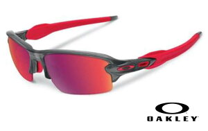 OAKLEY�yFLAK2.0�zMatte Grey Smoke/+Red Iridium�yOO9271-03�z