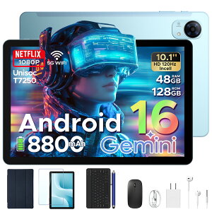 �y�V�XOPEN ����50%�I�t�E6�_�Z�b�g�t�zPOCKAM P10PRO Android16 �^�u���b�g 10�C���` Gemini AI�Ή� 48GB RAM+128GB ROM+2TB�g�� 8�R�ACPU 120Hz�����t���b�V�����[�g 8800mAh��e�ʃo�b�e���[ Widevine L1 Netflix�Ή� ��
