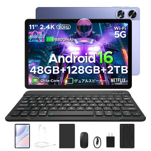 �ySS���� 50%�I�t��19,950�~�zPOCKAM P11PRO Android 16 �^�u���b�g 11�C���` ���� Gemini AI�Ή� 8�R�ACPU 48GB RAM+128GB ROM 2TB�g�� FHD+ 90Hz 8800mAh��e�ʃo�b�e���[ Widevine L1 ��F�� �L�[�{�[�h �P�[�X �t�B��