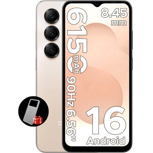 �y�V�XOPEN�L�O�E����50%OFF�zDOOGEE NOTE56X SIM�t���[ Android 16 �X�}�z AI�@�\ 6.56�C���` 90Hz���� 6150mAh��e�ʃo�b�e���[ 24GB RAM+64GB ROM+2TB�g���� 8�R�ACPU 4G LTE Wi-Fi���f�� ��F�� FM���W�I GPS �X�}�z