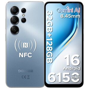 �ySS���� 50%�I�t��16,900�~�zAndroid16 �X�}�z DOOGEE NOTE56XPRO AI�@�\ 6.56�C���` 90Hz 32GB RAM+128GB ROM+2TB�g���� SIM�t���[ 4G LTE 8�R�A �X�}�[�g�t�H���{�� 6150mAh�o�b�e���[ ��F�� Widevine L1 Netflix 1080P�Ή� 