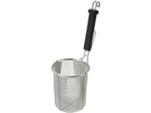 ラーメンザル パワーGてぼ (対流)うどんてぼ(18-8アミ・8メッシュ)そば茹でかご てぼ ふりざる フリザル 茹でざる そば揚げ テボ 麺 茹で揚げざる 麺ざる ソバ揚げざる 茹で麺 手付きざる