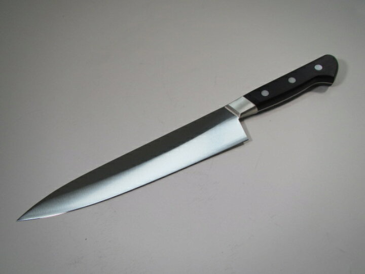 楽天市場】Misono UX10 ミソノ 牛刀 24cm 両刃 713 UX10シリーズ 人気 