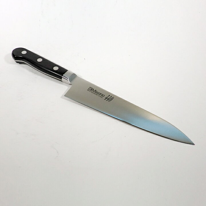 楽天市場】Misono 牛刀 24cm 両刃 813 ミソノ 440シリーズ〈AMS-16 