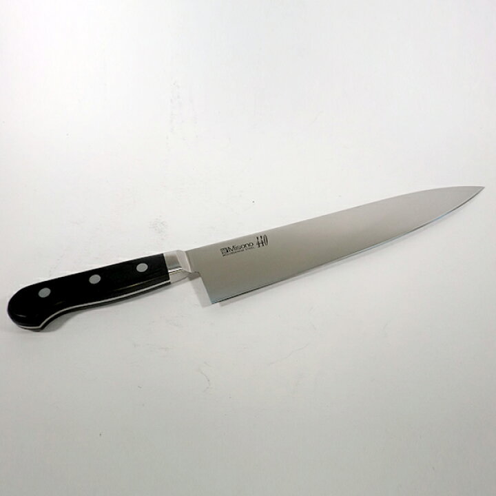楽天市場】Misono 牛刀 両刃 814 牛刀 27cm〈AMS-16〉440シリーズ 人気 