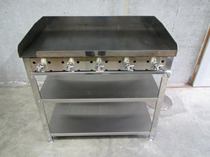 楽天市場】鉄板焼き LPG 4方カコイ 鉄板焼き器 900×550×H800 厚6mm 