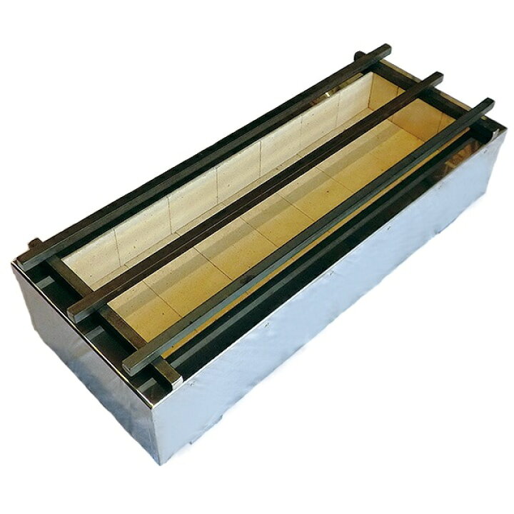 楽天市場】タイカレンガ焼台 UT1200360 鰻焼台 深さ100mmタイプ 木炭 