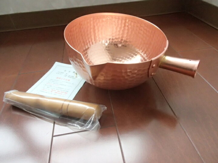 楽天市場】純銅 製 ボーズ鍋18cm（純銅 ボウズ鍋 銅 丸型鍋 銅 片手 