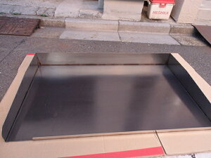 鉄板焼き バーベキュー用 鉄板 やきそば鉄板 900×550 OGS900550-6 イベント鉄板 日本製 6mm厚 鉄板 大型鉄板 大きい鉄板 BBQ鉄板 焼きそば鉄板 お好み焼鉄板 ステーキ鉄板 鉄板焼き BBQ用鉄板 人気