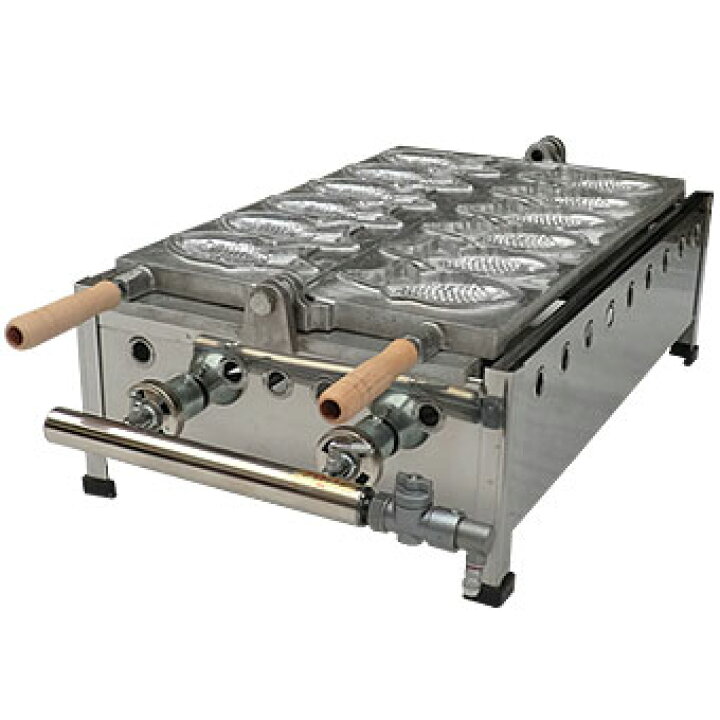 楽天市場】日本製 ガス式 たい焼き機 LPガス用マルエフ 人気 たい焼機  