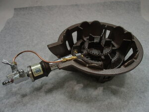 小 ガスコンロセット 1重コンロ TS-510P パイロット 種火付き 1重コンロ LPG用 卓上ガスコンロ 鋳物製ガスコンロ 1重巻ガスコンロ 下枠付き 卓上コンロ 1重バーナー バーナーコンロ ガス器具 ガ