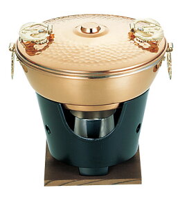 純銅 ミニ しゃぶしゃぶ鍋 セット 銅 1人用鍋 しゃぶ鍋 シャブ鍋 銅(銅ホーコー鍋 しゃぶしゃぶ鍋 しゃぶ鍋 寄せ鍋 旅館鍋 銅鍋 エントツ鍋 燃料鍋 宴会鍋 日本製 鍋物 煙突鍋 固形コンロ し