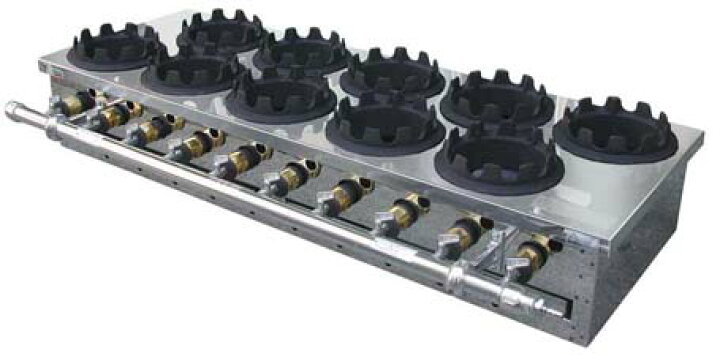 楽天市場】釜飯用ガステーブルAK-10（10ヶ口）〈DKM-24〉ガス用 釜めし 