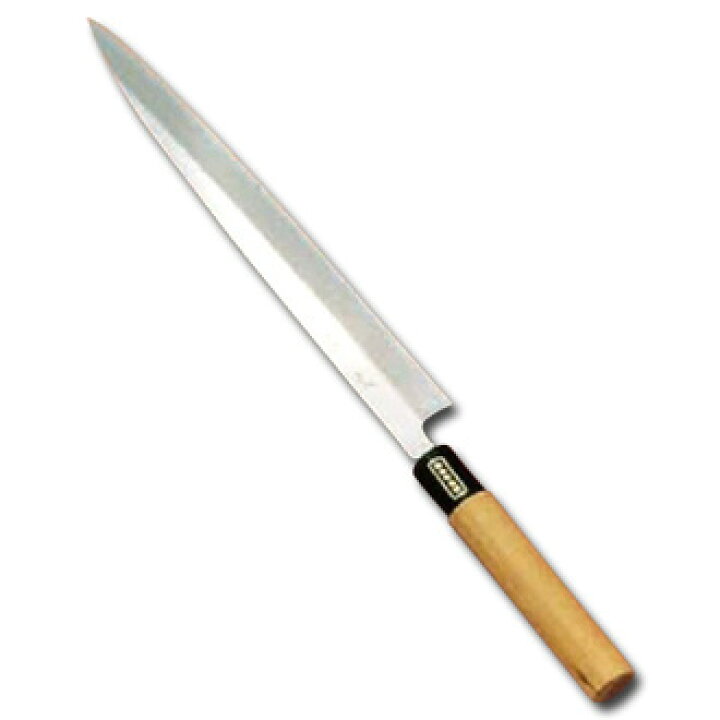 楽天市場】SA 佐文 柳刃 木製サヤ付 (片刃) 27cm ASB-10 柳刃 包丁 