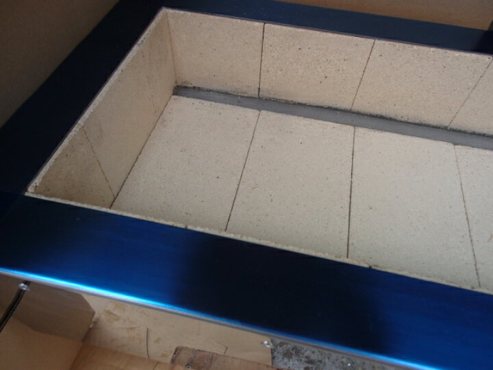 楽天市場】タイカレンガ焼台 UT-900360 鰻焼台 深さ100mm タイプ 木炭 