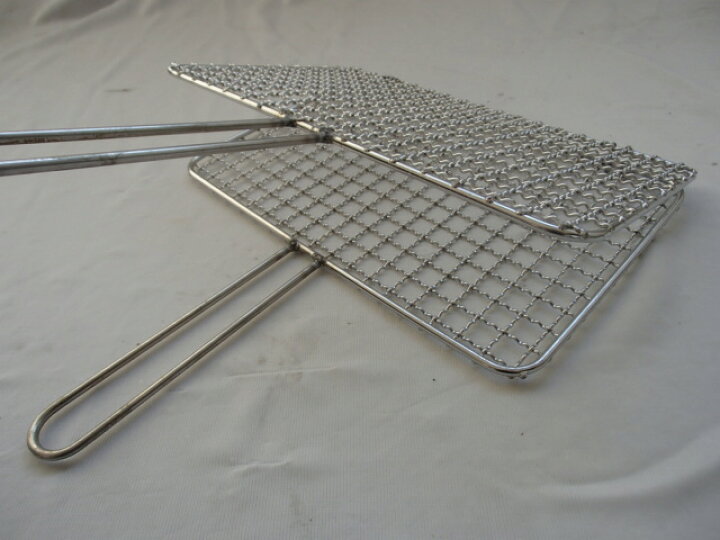 楽天市場】ステンレス製 業務用 合わせ焼網 特大 ワイド320mm（MS 