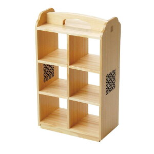 桧・手提料理棚(七宝細密柄) クリアー 料理箱 目皿 弁当箱 おすすめ 木箱 お菓子ケース お菓子皿 盛器 料理皿 盛皿 敷皿 盛台