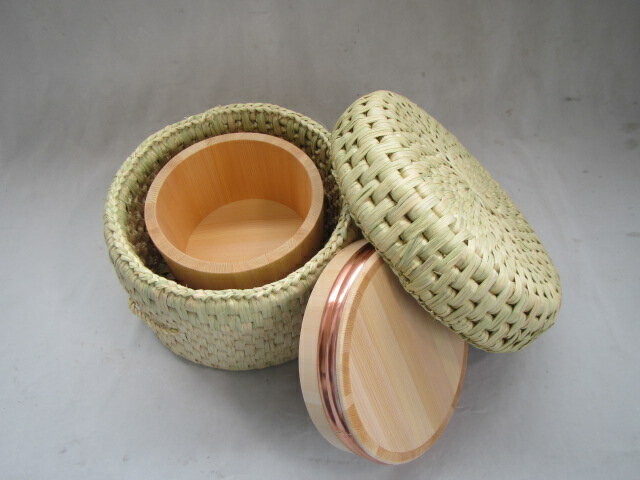 日本製高級手作り天然わらいずみ江戸びつわらおひつ約5合21cmセットイズミ人気わらお櫃江戸びつご飯桶ご飯シャリ入れお櫃江戸お櫃鮨櫃蓋付お櫃入れ江戸びつおひつ入れかぶせ蓋オヒツさわら保温わらおひつおひつわらオヒツ江戸ビツ