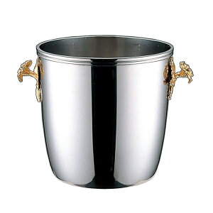 UK18-8 シャンパンクーラー (ローズハンドル)A 三方産業シャンパンクーラー シャンパン入れ アイスペール ワインクーラー 業務用 シャンパンクーラー 高級 シャンパンクーラー おしゃれ シ