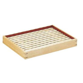 白木 デリカバット 大 目皿付き 木製 ネタ箱 両面仕様 陳列用木製バット 木製 ネタケース ネタ入れ箱 天ぷらバット 惣菜バット お惣菜バット 揚げ物バット 豚カツバット 饅頭バット まんじゅうバット 陳列バット 惣菜盆 和菓子バット 和菓子用トレー バット お菓子バット