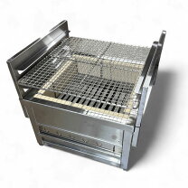 炭火コンロ 焼き鳥台 レンガ ガス 中古グリラー・焼物器の通販なら 