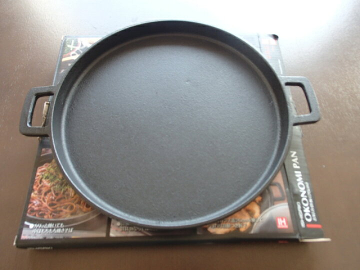 楽天市場】鉄製 お好み焼き鉄板 IH対応 26cm OKONOMI PAN お好み焼き 
