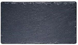 ジャストスレート スレートボード ミニ レクタンギュラー ダブル 200×110×厚さ5mm 創作料理 盛台 石の盛台 石盛台 天然石 1枚もの 石皿 すし盛台 創作盛台 鮨道具 にぎりすし 盛り付け台 盛込