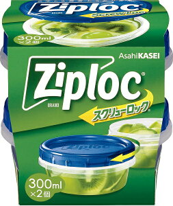  Ziploc WbvbN Rei[ XN[bN 300ml × 2 ^bp[ vX`bN ۑe vX`bN^bp[ ^bp[EGA lC ۑobg  vX`bNobg 