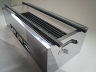 炭 業務用 焼き鳥 焼物器 SC-624 焼き鳥コンロ 木炭用 耐熱ブロック 焼鳥器 60cm 焼き物器 600×240 幅広…