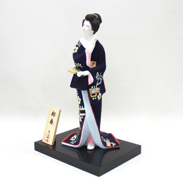 楽天市場】【博多人形】【美人物（立姿）】『初春（小） 末九郎作 