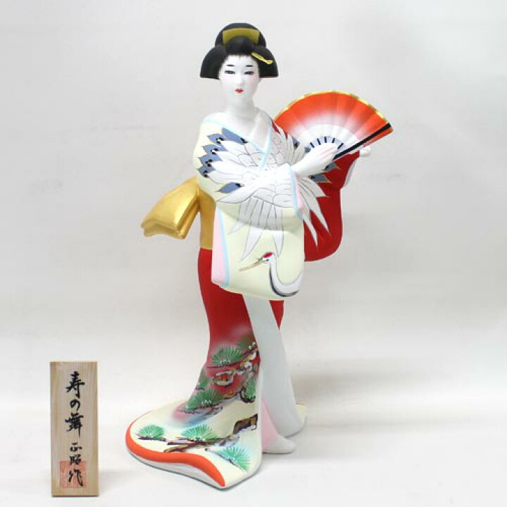 楽天市場】【博多人形】【美人物（立姿）】『寿の舞 正昭作』 : 藤田 